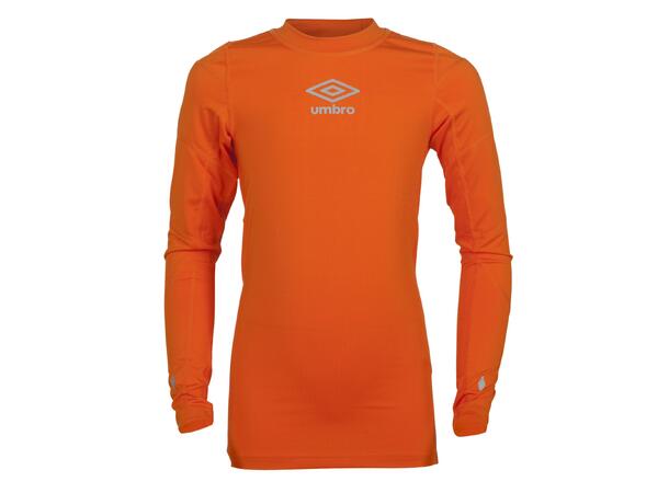 UMBRO Vulcan Underw Top jr Oransje 152 Teknisk kompresjonstrøye i klubbfarger 